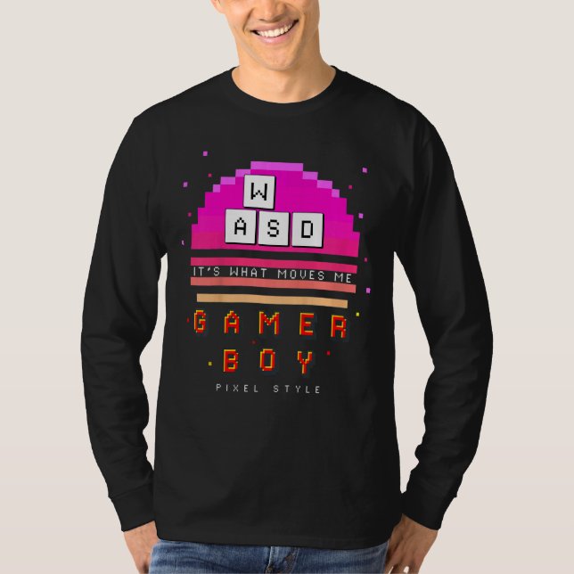 Barn var det som gör mig till datorvideospel t shirt (Framsida)
