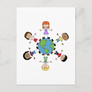 Barn, Värld runt Vykort