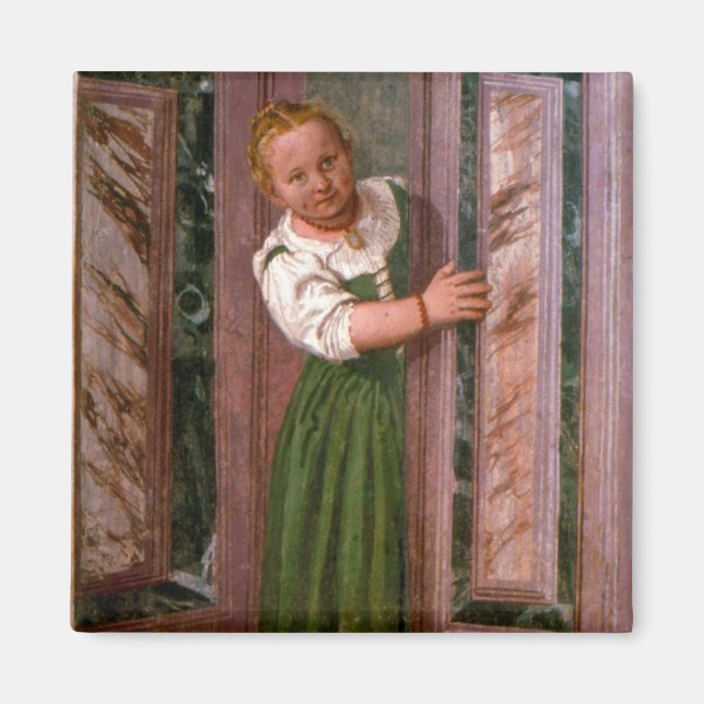 Barn vid dörren, från Sala a Crociera, c.156 Magnet (Framsidan)