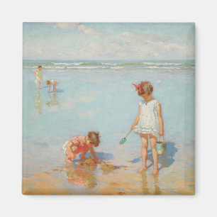 Barn vid havet (Sommarbläckscenen) Magnet