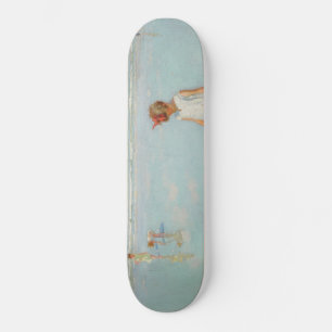 Barn vid havet (Sommarbläckscenen) Mini Skateboard Bräda 18,5 Cm