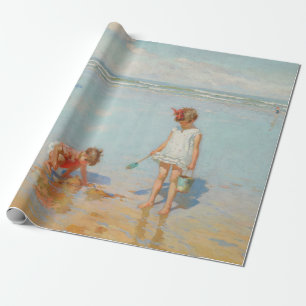 Barn vid havet (Sommarbläckscenen) Presentpapper