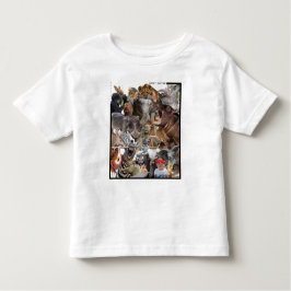 Barn Vild Animalisk Shirt Personalize T