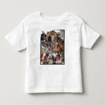 Barn Vild Animalisk Shirt Personalize