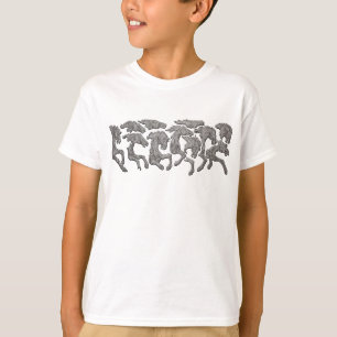 Barn Vild Horses Shirts Horse Art Barn Shirts T-shirt