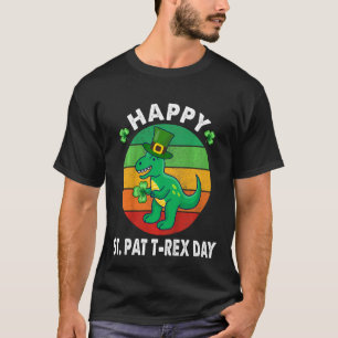Barn Vintage Lycklig St Pat Trex Day Dino Patricks T Shirt
