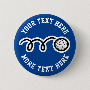 Barn volleyball-Födelsedagsfest ger ett eget namn Knapp