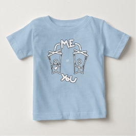 Barn vs föräldrars dynamik skämt baby T-Shirt