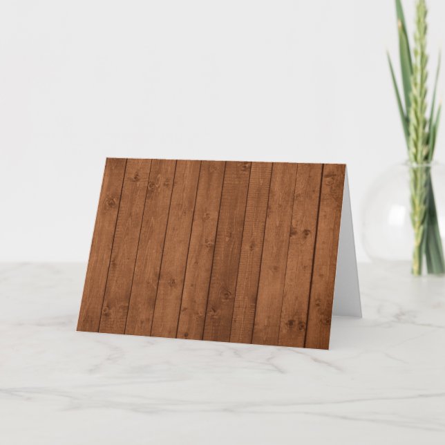 Barn Wall, Wood, Wooden Boards, Planks, Rustic Kort (Framsida)