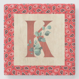 Barn Wood & Bandana Brev K Stenunderlägg