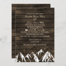 Barn wood Camping Rustic Mountains Bröllop