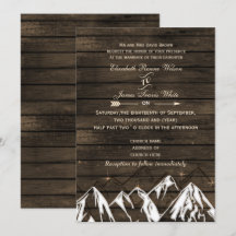 Barn wood Camping Rustic Mountains Bröllop