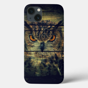 Barn Wood Gothic vild bird Spooky hoot uggla