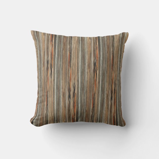Barn Wood Print Pillow Kudde (Framsida)