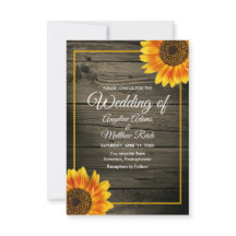 Barn Wood + Rustic Solros Bröllop