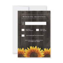 Barn Wood + Rustic Solroskort Bröllop OSA