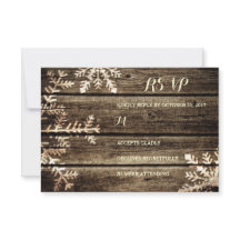 Barn Wood Snöflingor Rustic Winter Wedding OSA