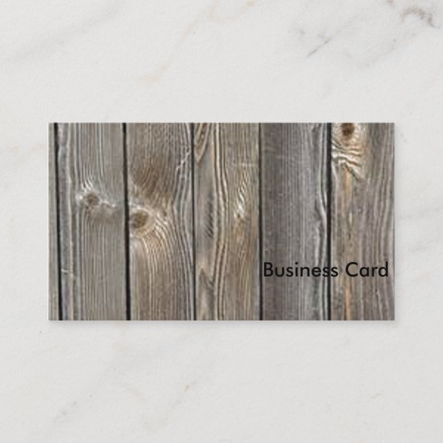 Barn Wood Visitkort (Framsida)