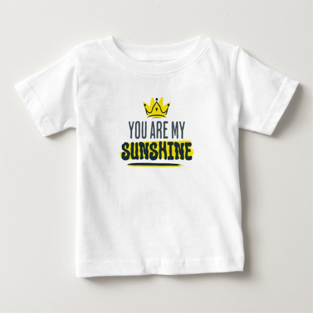 Barn "You Are My Sunshine" T-Shirt | Småbarn Sol G (Framsida)
