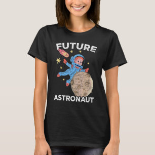 Barn Yttre Rymden Vetenskap Måne Galax Framtid Ast T Shirt