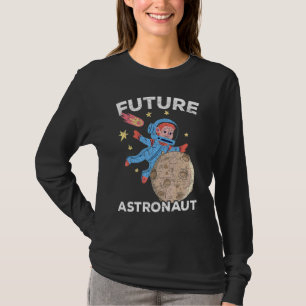 Barn Yttre Rymden Vetenskap Måne Galax Framtid Ast T Shirt