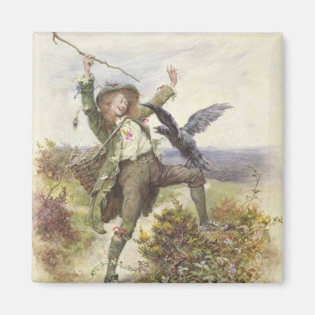 Barnaby Rudge och Raven Grip Magnet (Framsidan)