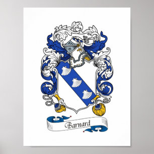 Barnard vapensköld-/familjvapensköld poster