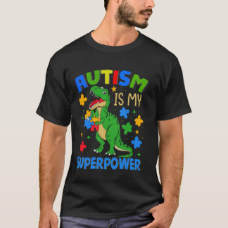 Barnautism är min superkraft Roligt medvetande Poj T Shirt