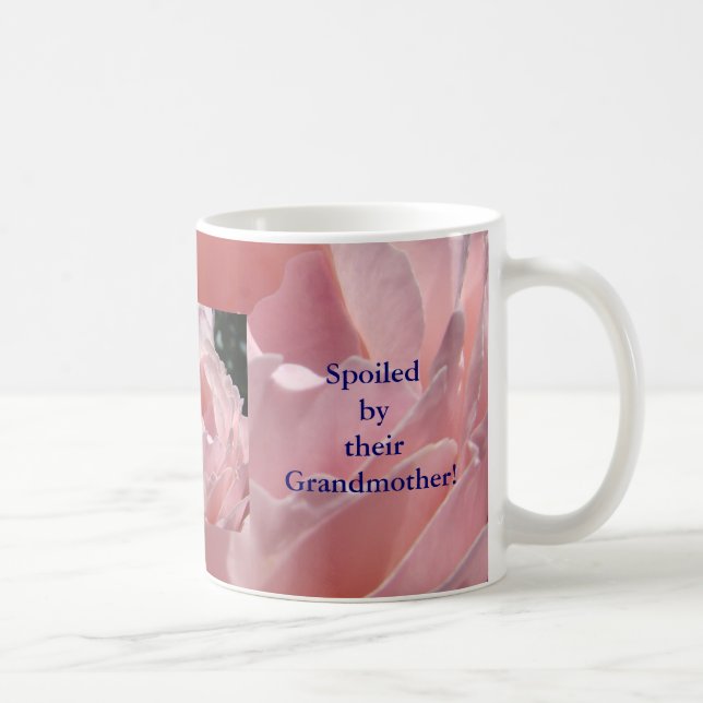 Barnbarn älskar att bli bortskämda av sin mormor kaffemugg (Höger)