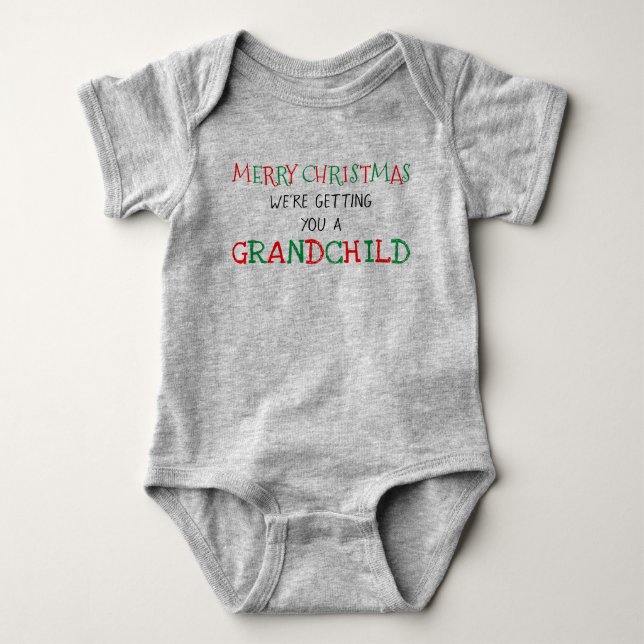 Barnbarn för jul t-shirt (Framsida)