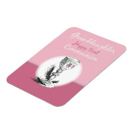 Barnbarn Första Kommunion Rosa, Kalk Magnet