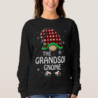Barnbarn Gnome Buffalo-rutig Matchande Familjegrup T Shirt