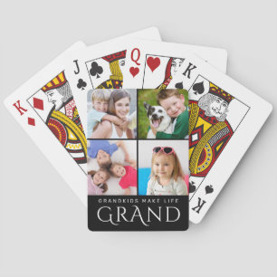 BARNBARN GÖR LIFE GRAND 4 Photo Collage Casinokort