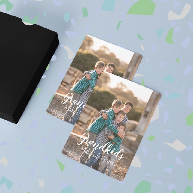 Barnbarn gör livet stort casinokort (Skapare uppladdad)