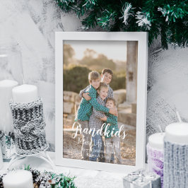 Barnbarn gör livet stort helg vykort