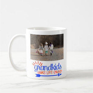 Barnbarn Gör Livet Underbart Fotopresent Kaffemugg