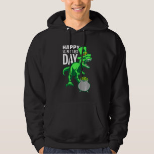 Barnbarn i Lycklig: Dino-patriarkdagen för Pat Tre Hoodie