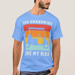 Barnbarn Kärlek Min Ride Pension Golf t Shirt
