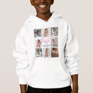 Barnbarn Make Life Grand Grandma 8-Photo Anpassnin T Shirt