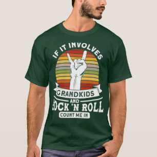 Barnbarn och rock n Roll Rock n Roll Guitar T Shirt