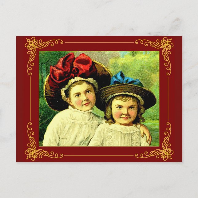 Barnbarnbarnens bästa utrustning vykort (Framsida)