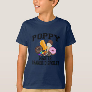 Barnbarns förstörande vallmo tee shirt