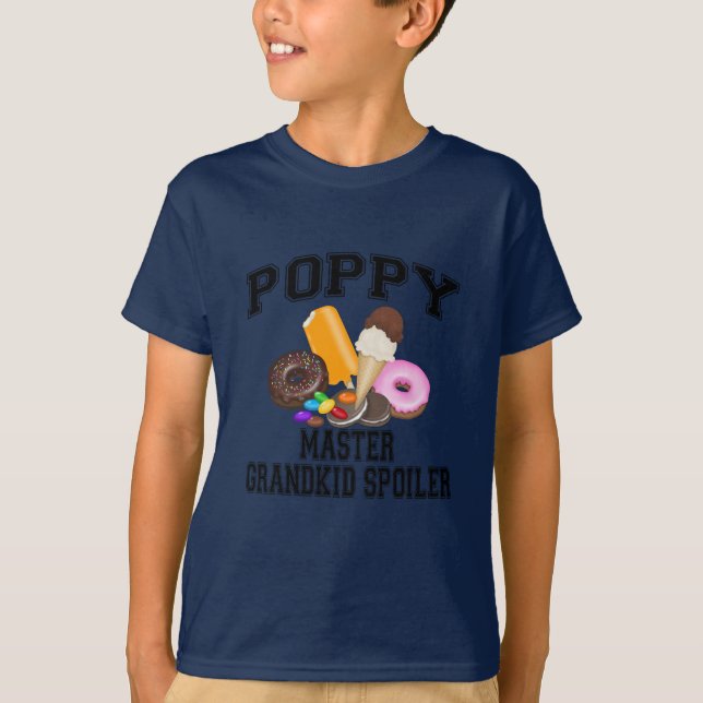 Barnbarns förstörande vallmo tee shirt (Framsida)