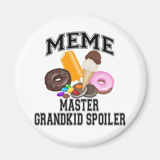 Barnbarns Spoiler Meme Magnet (Framsidan)