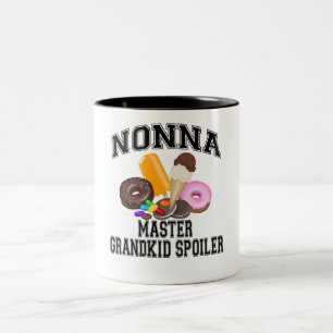 Barnbarns-Spoiler Mormor Två-Tonad Mugg