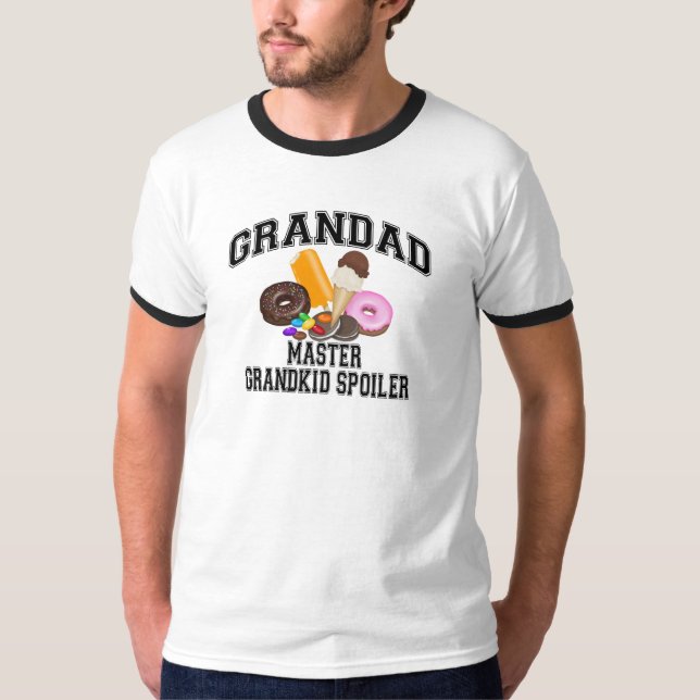 Barnbarnsförstörande farfar tee (Framsida)