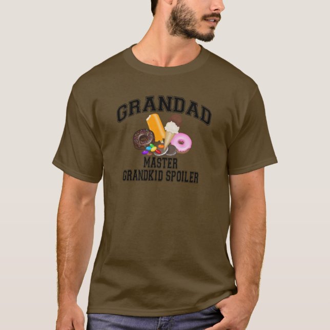 Barnbarnsförstörande farfar tee shirt (Framsida)