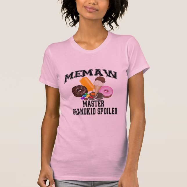 Barnbarnsförstörande mormor t-shirt (Framsida)