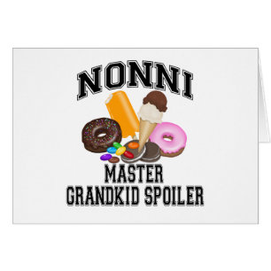 Barnbarnsförstörande Nonni Hälsningskort