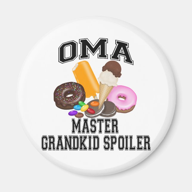 Barnbarnsförstörande Oma Magnet (Framsidan)